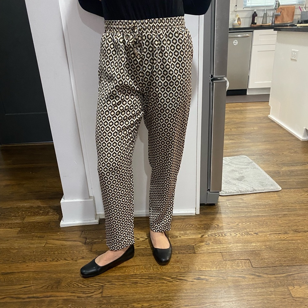 Sfera Geometric Patterned Dress Pants